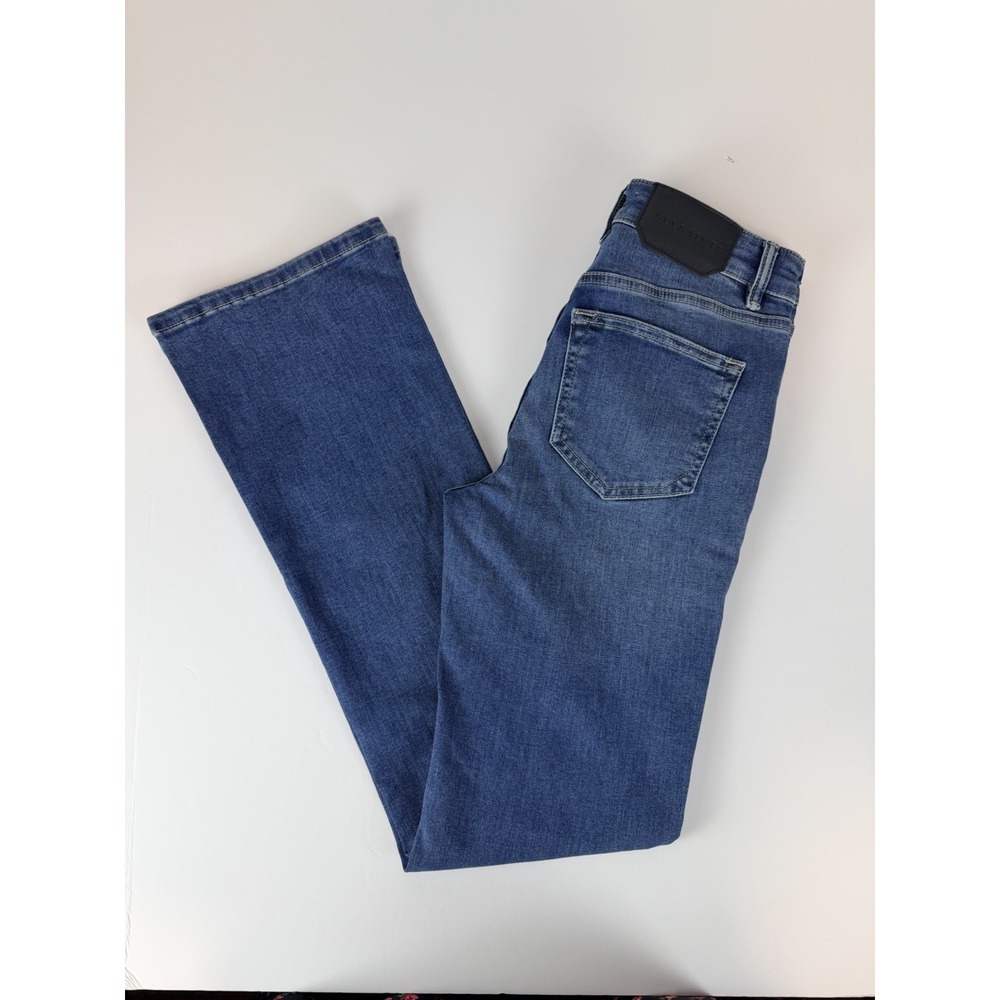 AllSaints Haldan Slim Bootcut Medium Wash Jeans Sz 26